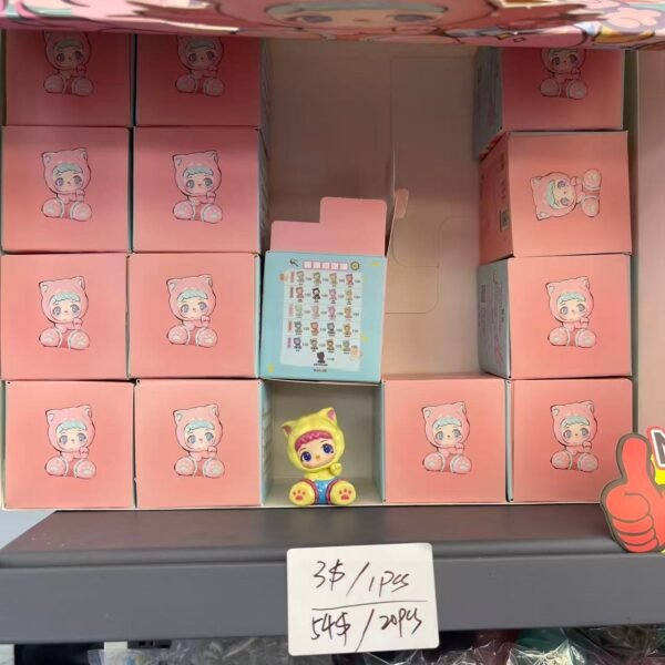 20PCS Cat-themed Chibi Character Blind Box Figurine