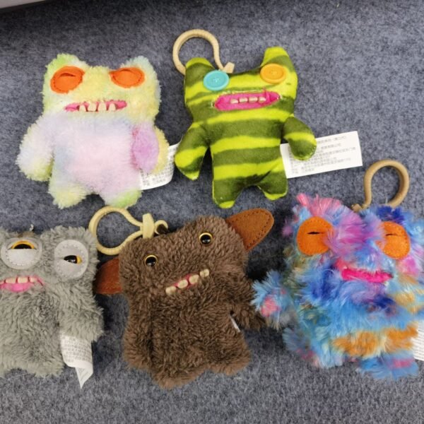 Tie-Dye Funny Monster Plush Keychain Mystery Blind Bag